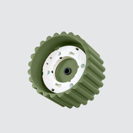 Svietidlo na povrchovú montáž GX53 Aluminium Green Olive Aura Deep Space SL.1797 Sollux