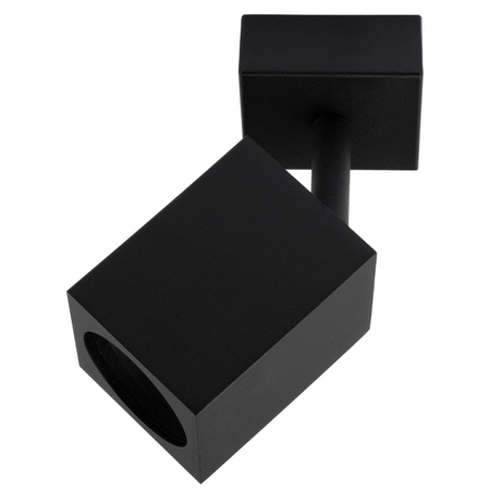 Stropné nástenné svietidlo GU10 QUANTUS Reflektor čierny