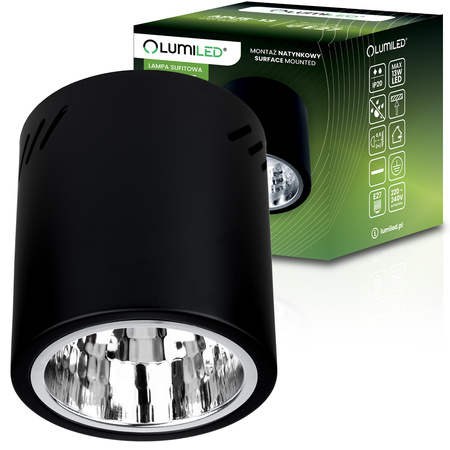 Stropné svietidlo APUS 13 Spot TUBA čierna E27