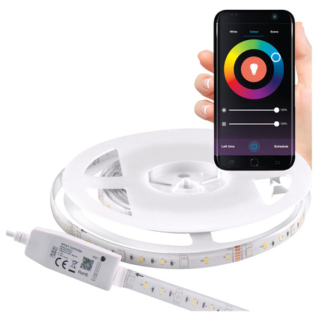 Wifi Tuya LED pás 16W 1350lm 4000K, neutrálna biela RGB 120° IP65 Stmievateľné WIFI SMART Sanico Goldlux