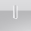 SPOT TUBA GU10 Tubular White Moderné stropné svietidlo Lagos Sollux na povrchovú montáž