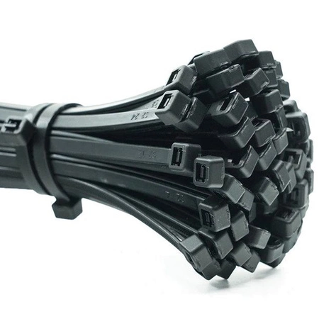 Káblové pásky 3,6x150 mm čierne UV TRIPPERS OK-36150B .MORE 100 ks.