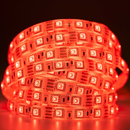 LED pásik 12V 72W 300LED 5050 RGB IP65 10mm 5m