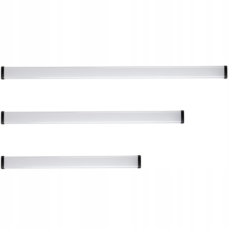 Stropné svietidloLED pásom 23W 2750lm 4000K neutrálna biela Rectangular Black IP44 Akvo Kanlux