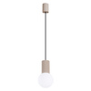 Závesné svietidlo Hanging G9 Round Beige Modern Matte Halo Sollux