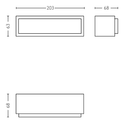 Záhradné nástenné svietidlo Vonkajšie fasádne svietidlo LED 3,8 W 800 lm 4000K antracit Stratosphere Ultra Efficient Philips