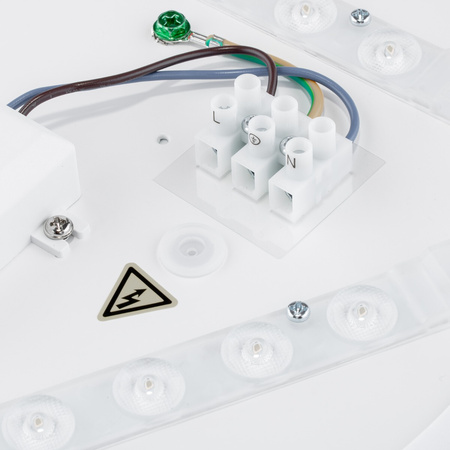 LED stropné svietidlo pre kúpeľňu Povrchová montáž 18W 4000K IP44 ZOE White 30cm