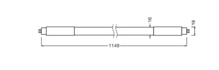 LED žiarivka T5 G5 26W = 54W 3380lm 3000K teplá biela 160° 115cm SubstiTUBE TUBE Osram