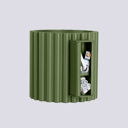 Nástenné svietidlo Nástenné svietidlo G9 Aluminum Green Olive Aura Deep Space SL.1796 Sollux