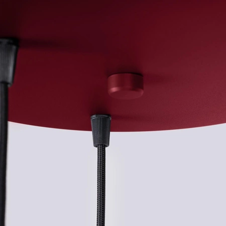 Stropné závesné svietidlo 3x G9 Round Maroon Modern Matte Halo Sollux