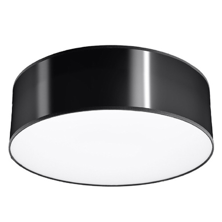 Stropné svietidlo Plafond E27 Round Black Minimalist Arena Sollux