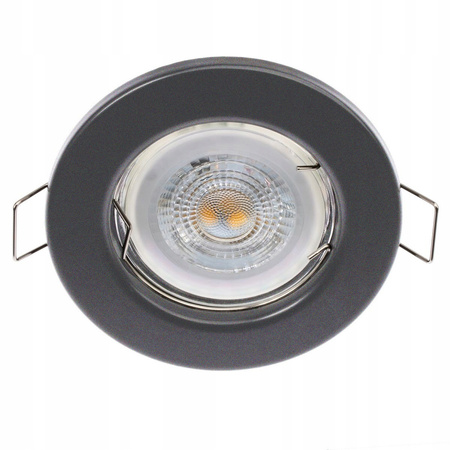 6x kruhové svietidlo LUMILED ARDALI Graphite MR16 GU10 na zapustenie