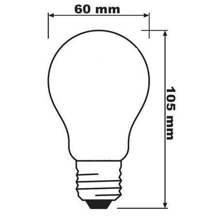 LED žiarovka E27 A60 7,5W = 75W 1055lm 4000K neutrálna biela 300° CRI90 Stmievateľná Ledvance
