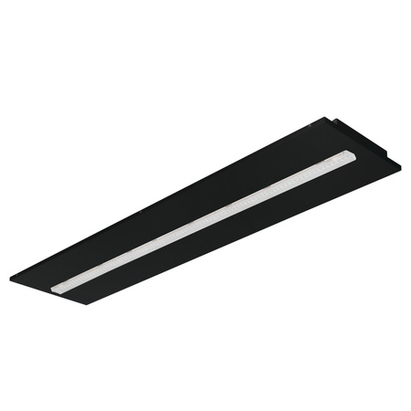 LED podhľadový panel 120x30 Žiarovka 36W 4950lm 3000K teplá biela 60° Black Kanlux