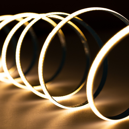 LED pás COB 12V 250W 9600LED NEON teplý 8mm 25m