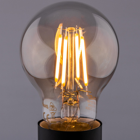 Záhradná vonkajšia svetelná reťaz Girland 15m 30x žiarovky E27 SMOKEY 6W 2200K MALUS Lumiled