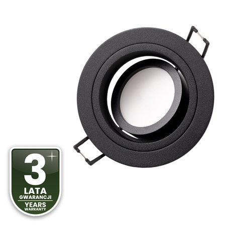 Svietidlo HALOGEN GU10 MR16 kruhové čierne CASSIO LUMILED