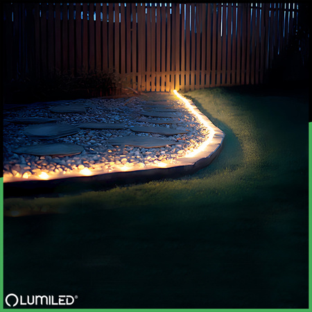 LED solárny pás 150x LED AVERO 3000K Warm IP44 5m LUMILED