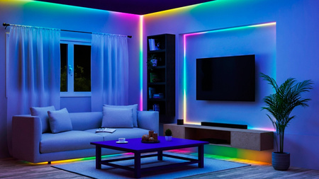 LED pás 36W RGBIC 20m Smart SMART WiFi Bluetooth aplikácia WiZ