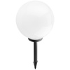 LED ATRIS Solárne záhradné svietidlo poháňané nadzemnou bielou guľou 30 cm RGB LUMILED