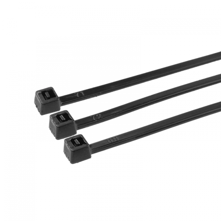 Káblové pásky 2,5x200 mm čierne UV TRACKS Zipové pásky OK-25200B .MORE 100 ks.