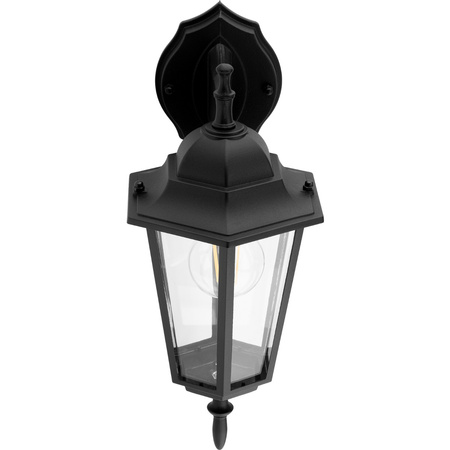 Záhradné vonkajšie svietidlo E27 čierne BELLIS LUMILED