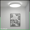 LED stropný plafón s povrchovou montážou 36W 4000K CELIS Round IP44 White Ring ALS LUMILED