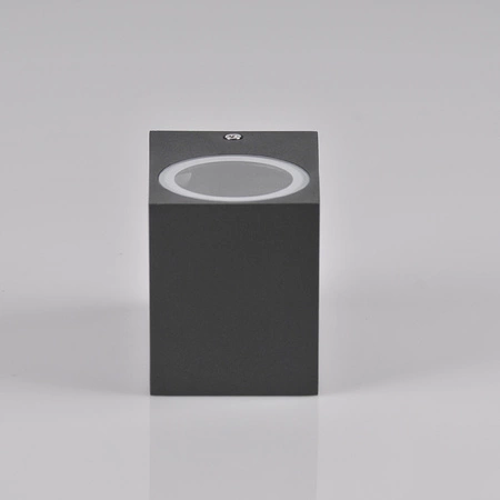 Nástenné vonkajšie fasádne svietidlo GU10 sivé IP44 Boston Sanico Goldlux