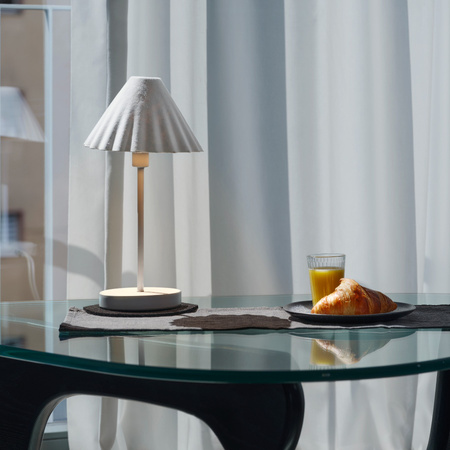 Stolná lampa Stolné svietidlo Stojace dekoratívne E14 Biela USB-C Dekor Ledvance