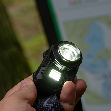 LED svetlomet XPG3 + COB Zoom Hybridný napájací zdroj Senzor pohybu VA0098 Vayox