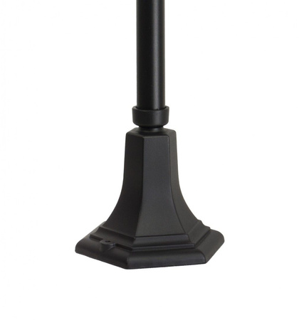 Záhradná lampa Vonkajšia stĺpová lampa E27 Retro Classic K 5002/2 114cm čierna Su-Ma