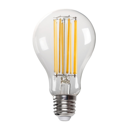 LED žiarovka E27 Edison A70 18W = 149W 2450lm 2700K teplá biela Clear XLED Filament Kanlux