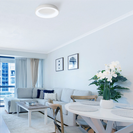 Plafond LED stropné svietidlo 72W 7500lm 2700-6000K CCT biela Stmievateľné + diaľkové ovládanie EDGE Videx