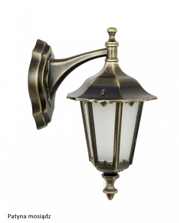 Vonkajšia záhradná lampa fasádna KINKIET LED Retro Midi K 3012/1/M E27 Su-Ma