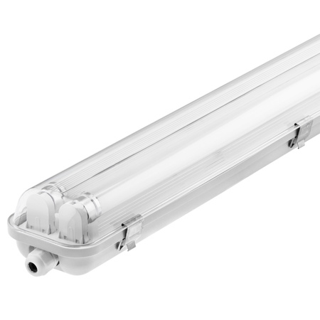 Ohňovzdorné svietidlo 150cm 2xT8 G13 IP65 + LED žiarivky 25W 4000K Lumiled