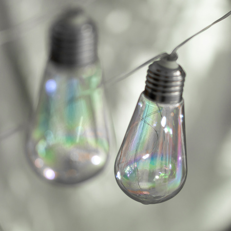 Solárna záhrada Girland 20x LED svetelná reťaz Dekoratívne gule 5,8 m