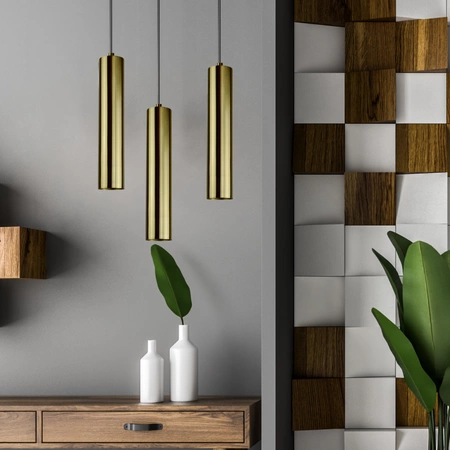 Stropné závesné svietidlo GU10 Gold Napoli Sanico Goldlux