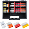 Kompletná sada rýchlospojok 100 kusov - 20x 2X2, 30x 3X2, 30x 4X2, 20x 5X2 + organizér