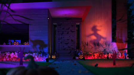 Záhradné svietidlo vonkajšie LED SLOW 40cm 13,6W 1020lm IP44 Biela a farebná Ambiance RGB + TW Black Smart SMART Zigbee Bluetooth Nyro Philips HUE