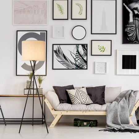 Dekoratívna stojaca lampa E27 béžová Tekla Sanico Goldlux