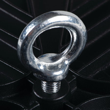 Priemyselné LED svietidlo 150W 15000lm 4000K neutrálna biela 110° IP65 IK05 Round Black HB KANLUX