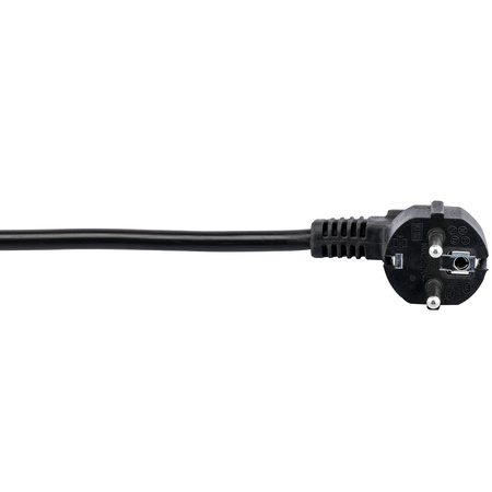 Sieťový predlžovací kábel zástrčka - zásuvka s uzemnením 5m 3x1,5mm 16A čierny ECOLIGHT