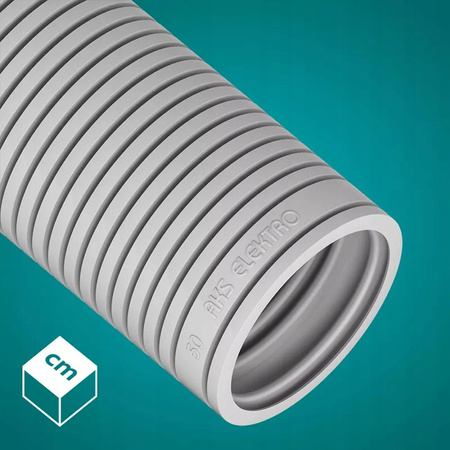 RKGL 50mm 320N vlnitá ochranná rúrka 25m AKS sivá ZELENÁ