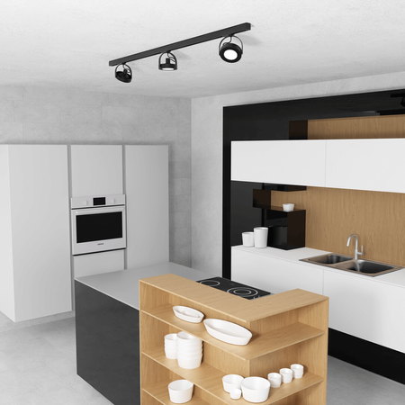 Súprava zbernicového osvetlenia 2 m + 4x AR111 LEON GU10 Buslight Black