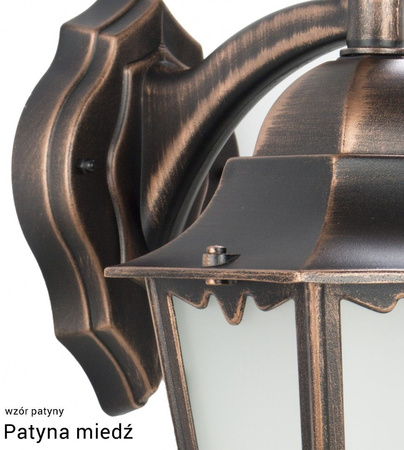 Hlava tienidla pre vonkajšie stojace záhradné svietidlo Retro Classic II K 1018 H E27 Su-Ma