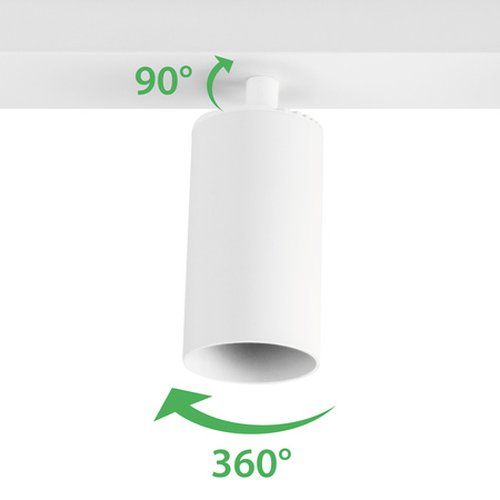 SPOT TUBA stropné svietidlo Reflektor Halogénové svietidlo 3x GU10 TABULA LUMILED