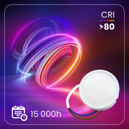 10x LED žiarovkový modul INSERT Reflektor 7W = 60W 670lm 6500K studená biela 120° Stmievateľná LUMILED