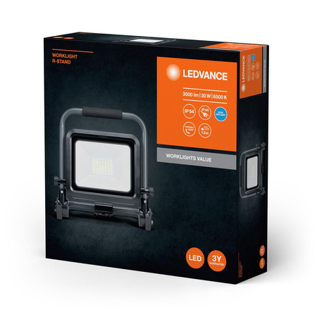 LED reflektor pracovné svetlo 30W 3000lm 6500K prenosné halogénové pracovné svetlo Ledvance