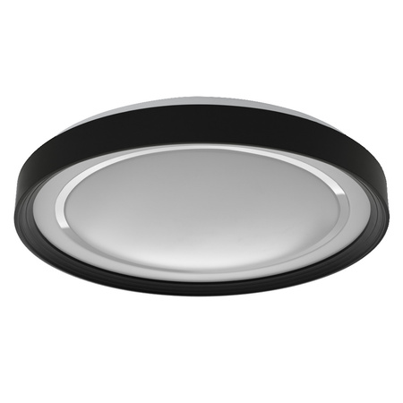 Plafond LED stropné svietidlo Povrchová montáž 30W 1850lm CCT Stmievateľné okrúhle čierne SMART+ WiFi Gavin Ledvance