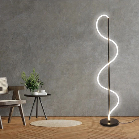 Stojaca LED lampa 36W 4300lm 4000K neutrálna biela čierny Emma Sanico Goldlux